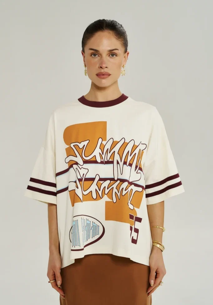 Bordeaux 55 Tee Vintage White 1