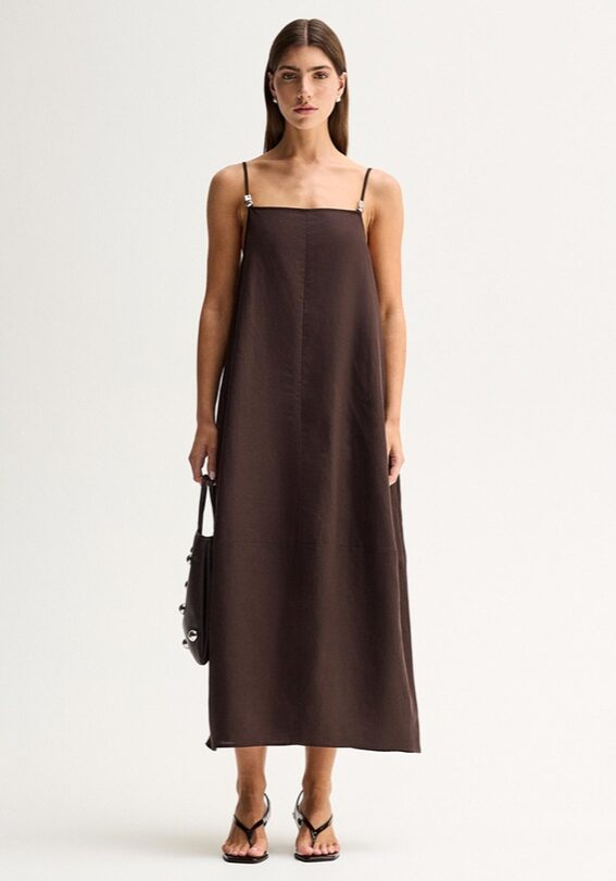 Carlo Maxi Dress Chocolate 6