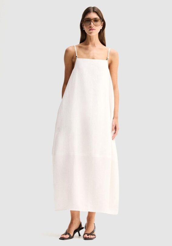 Carlo Maxi Dress White 1