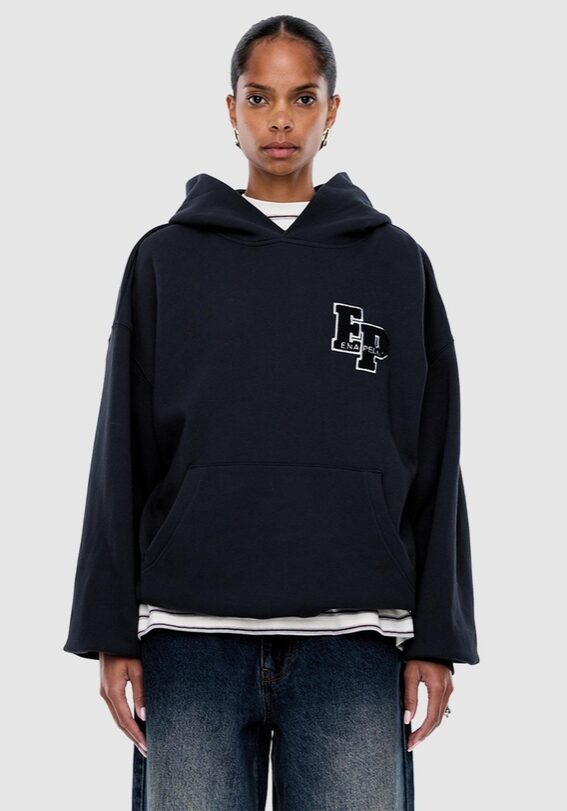 Cassie Oversized Hoodie Washed Midnight 1