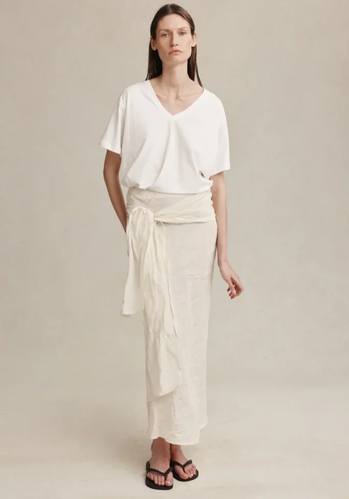 Caster Skirt Ivory 1