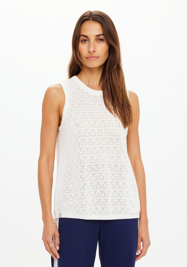 Chennai Knitted Tara Tank Cream 3