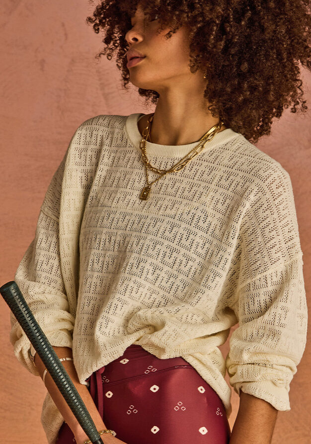 Chennai Yelena Knitted Top Cream 1