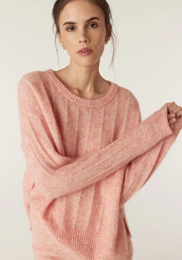 Colour Me Crew Jumper Melon 1