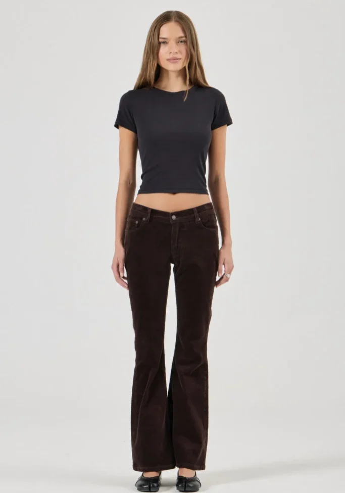 Downtown Flare Espresso Cord 1