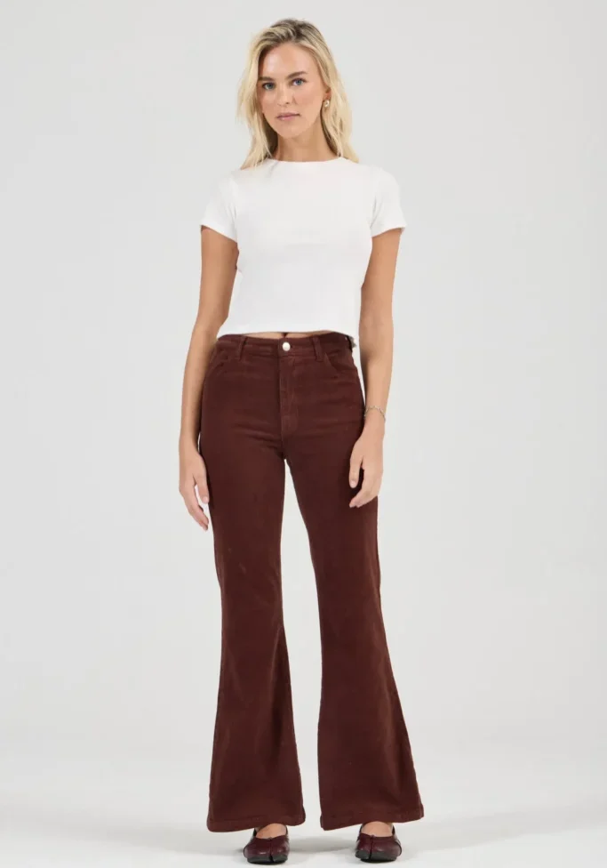 Eastcoast Flare Cognac Cord 1