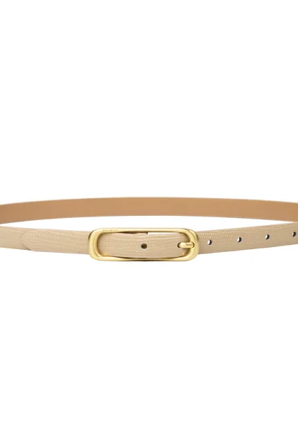 Felina Belt Almond Lizard 1