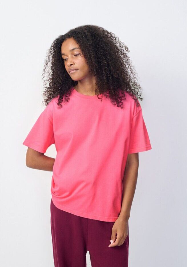 Fizvalley T-Shirt Fluro Pink 1