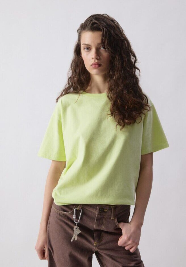 Fizvalley T-Shirt Vintage Lime 1
