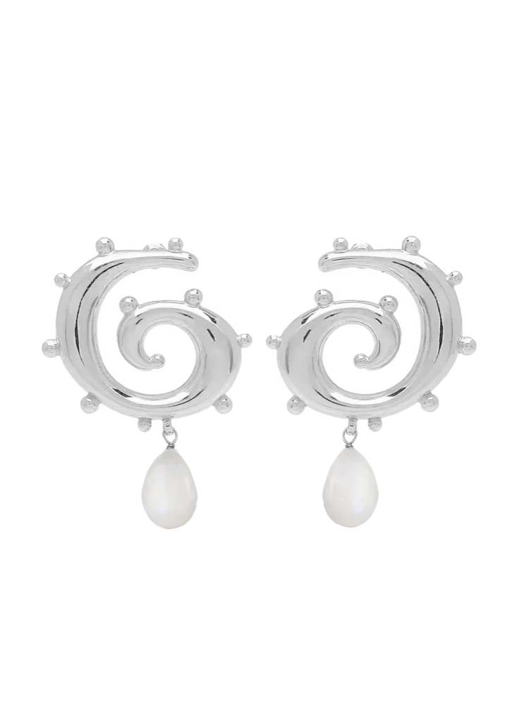 Freya Earrings Silver 1