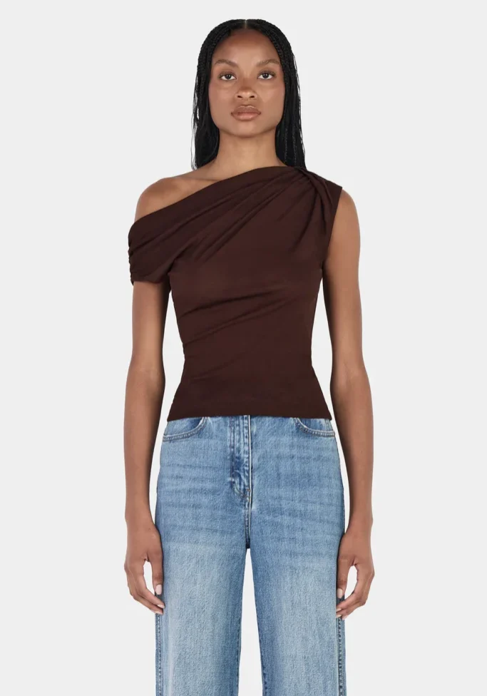 Giselle Twist Top Chocolate 1