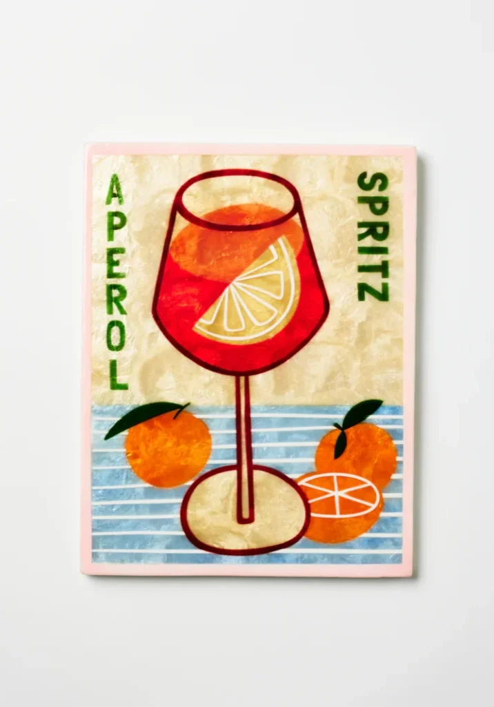 Happy Hour Wall Art Aperol Spritz 2