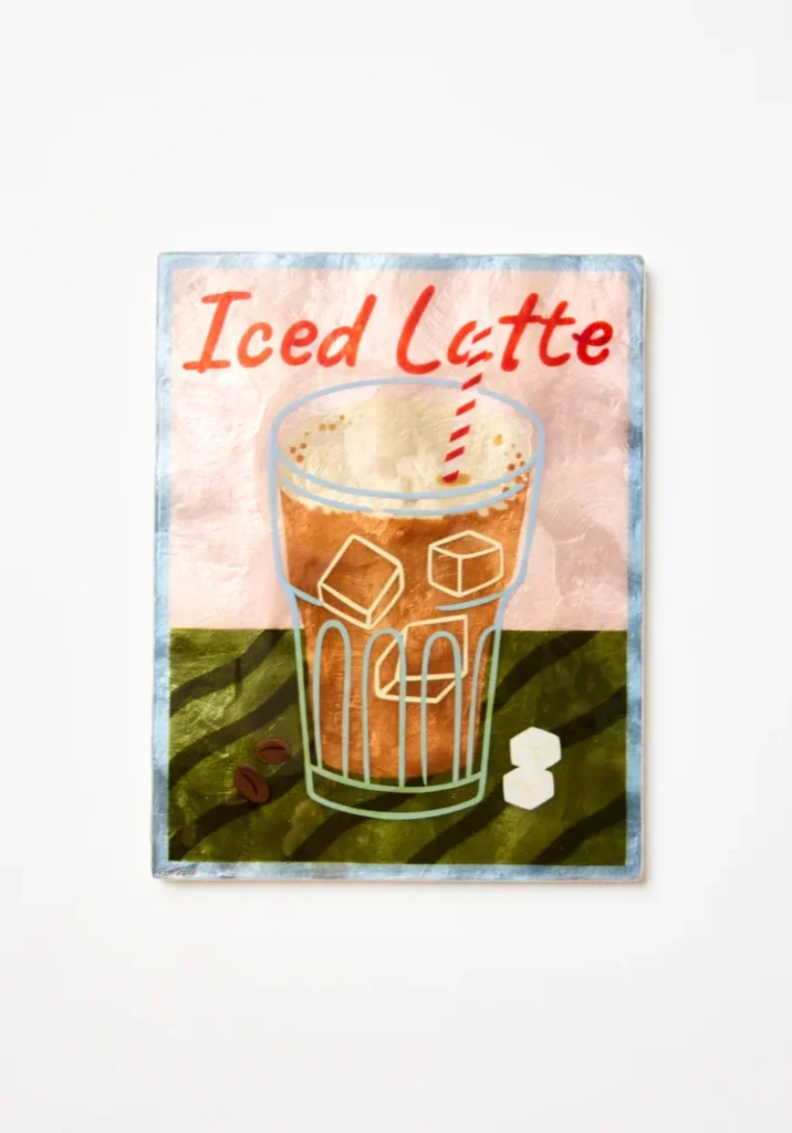 Iced Latte Wall Art 1