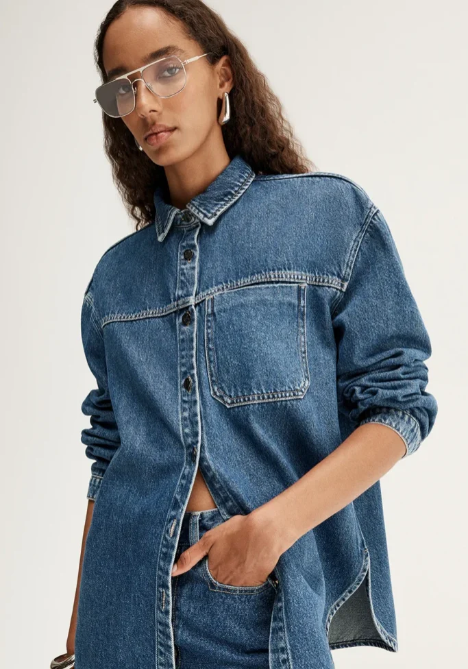 Kennedy Denim Shirt Dark Indigo 4