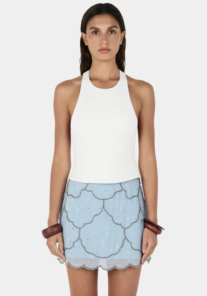 Kenny Halter Top Ivory 1