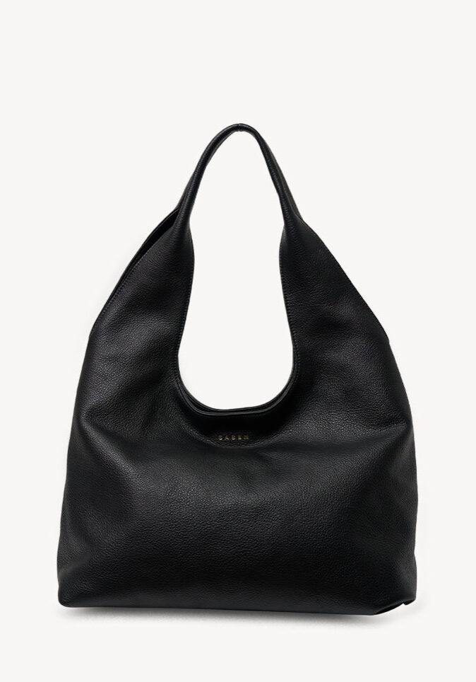 Kip Shoulder Bag Black Lightly Milled 2