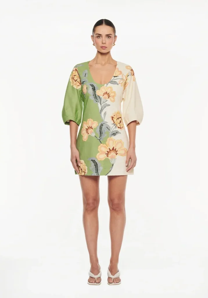 Lotte Mini Dress Green 1