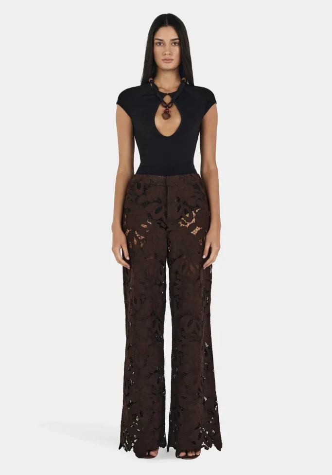 Lotus Lace Pant Cedar 1