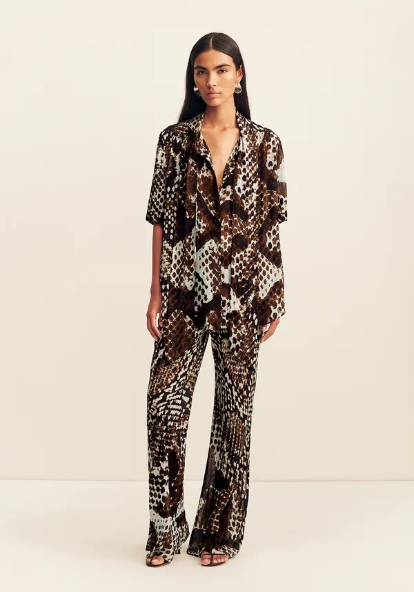 Maia Drawstring Pant Ristretto 3