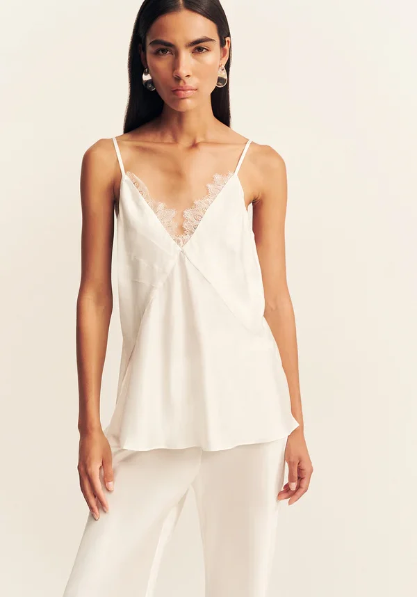Maisie Lace Cami Ivory 2