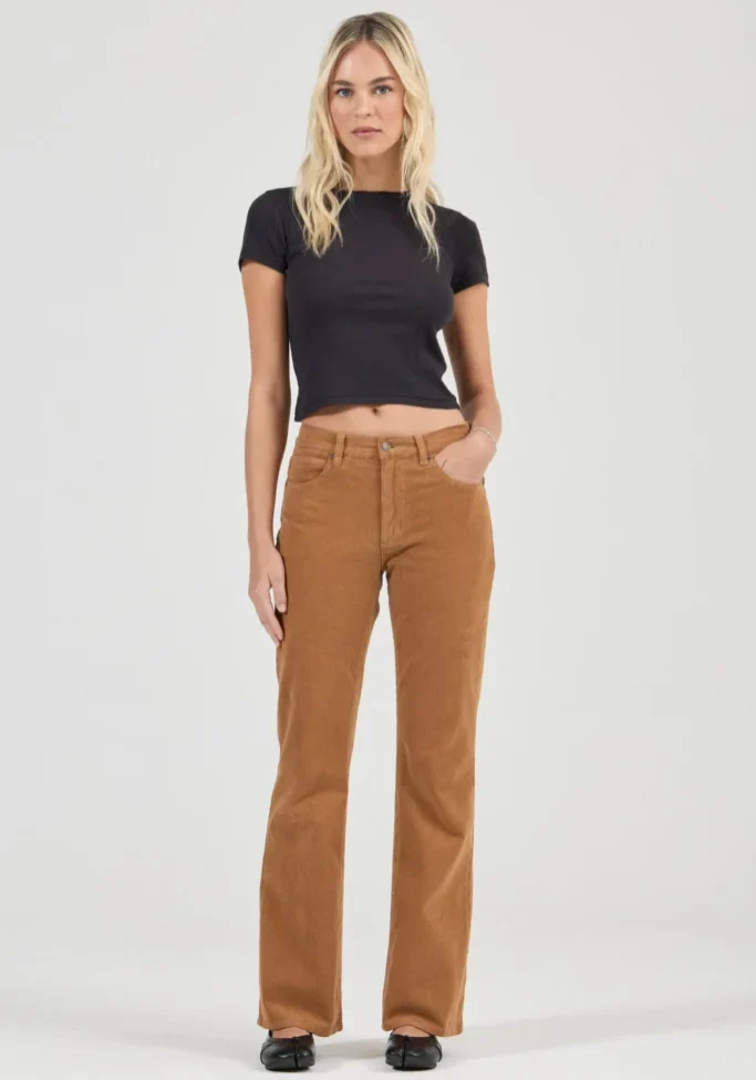 Midtown Boot Jean Caramel Cord 2