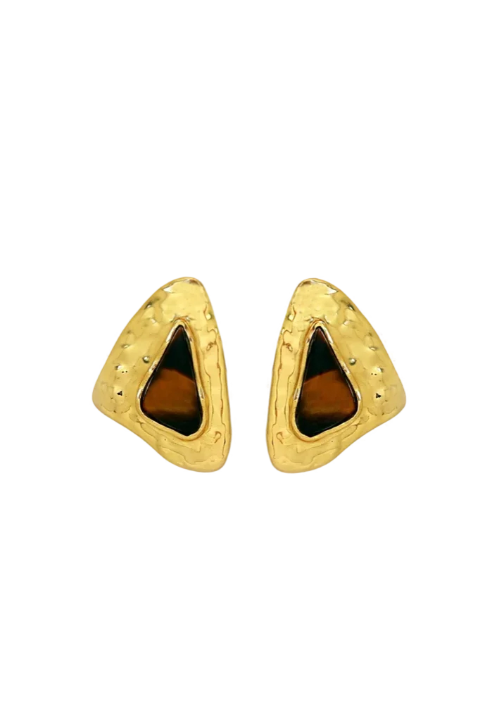 Mikaela Earrings Gold 1