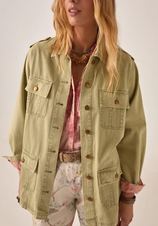 Noa Jacket Khaki 1