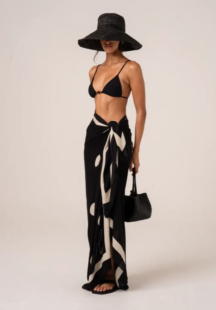 Noir Dot Sarong2