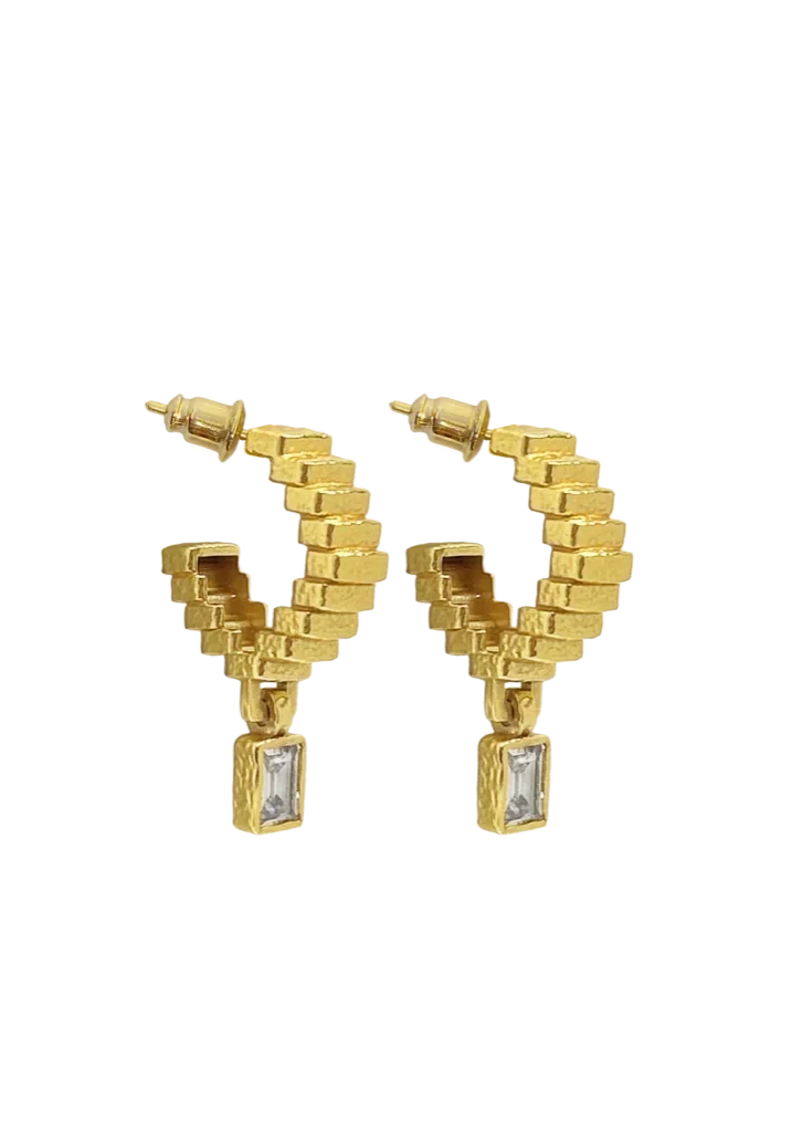 Odette Earrings Gold 1