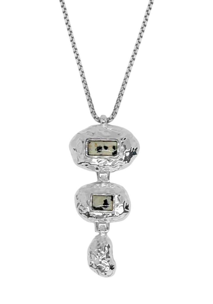 Olive Necklace Silver 1