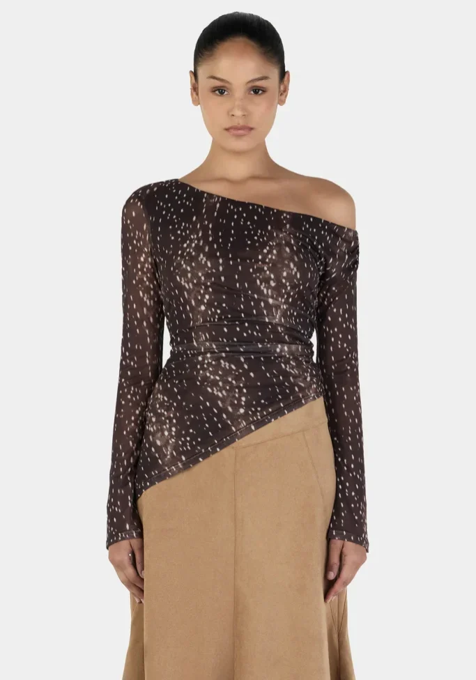 Paige Long Sleeve Top Bambi 1