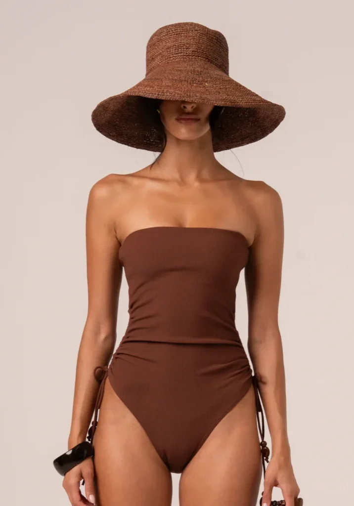 Raffia Bucket Hat Cocoa