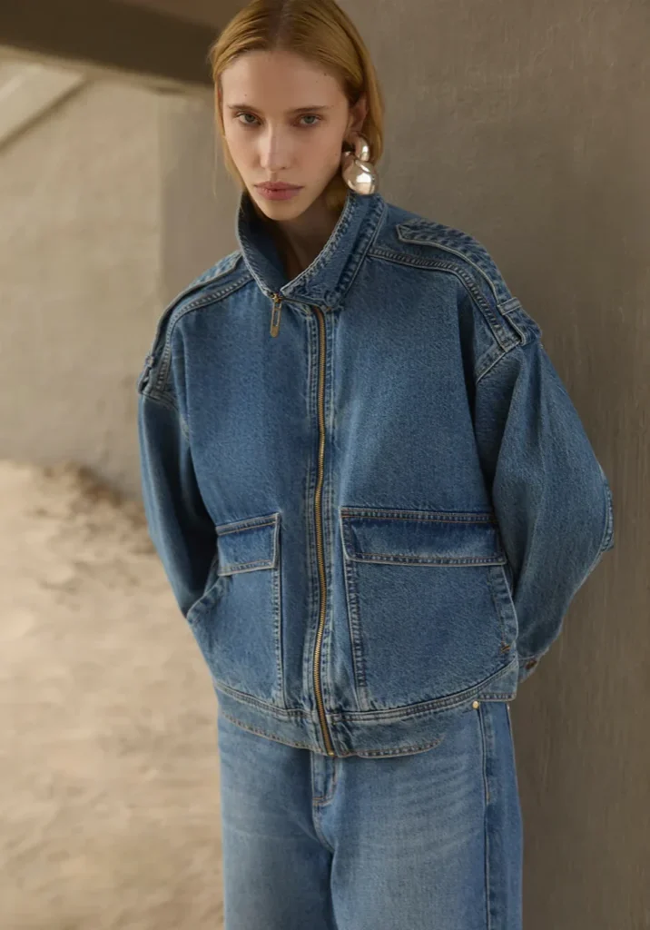 Rita Denim Jacket Drift Blue 6