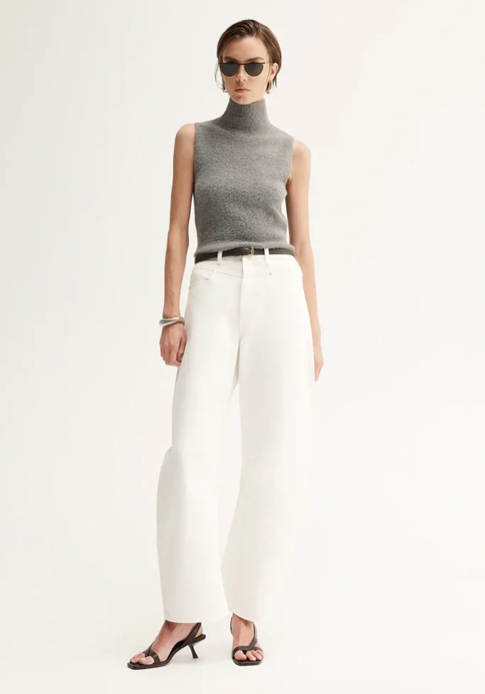 Ronnie Knit Top Grey 1