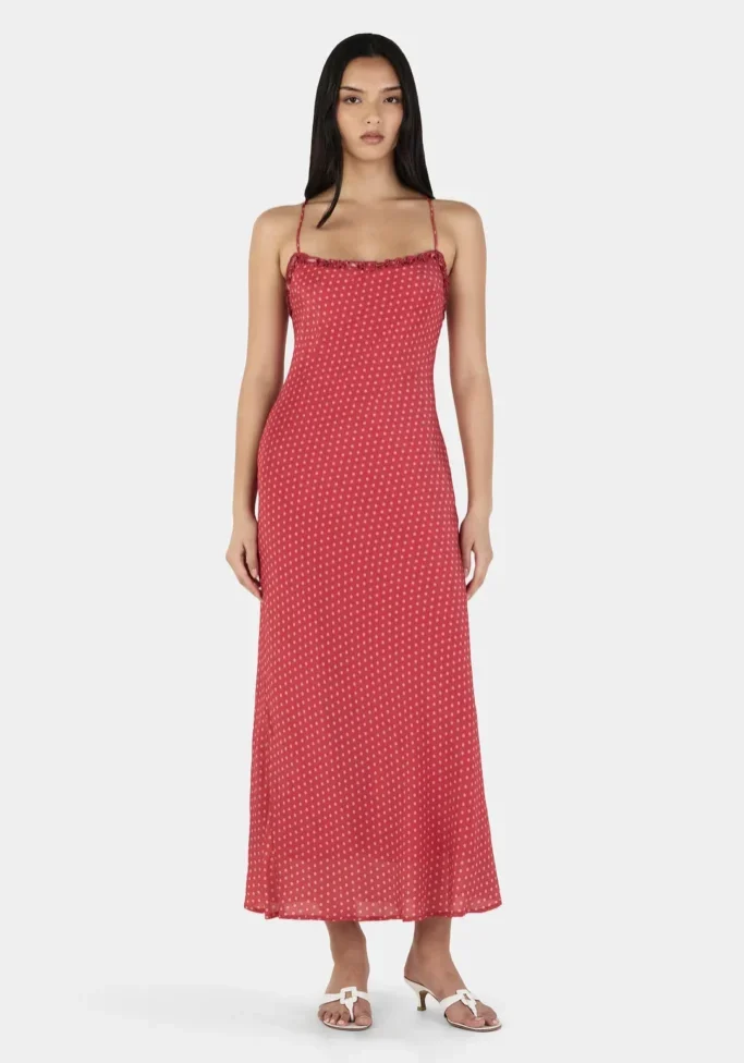 Samantha Midi Dress Polka 1