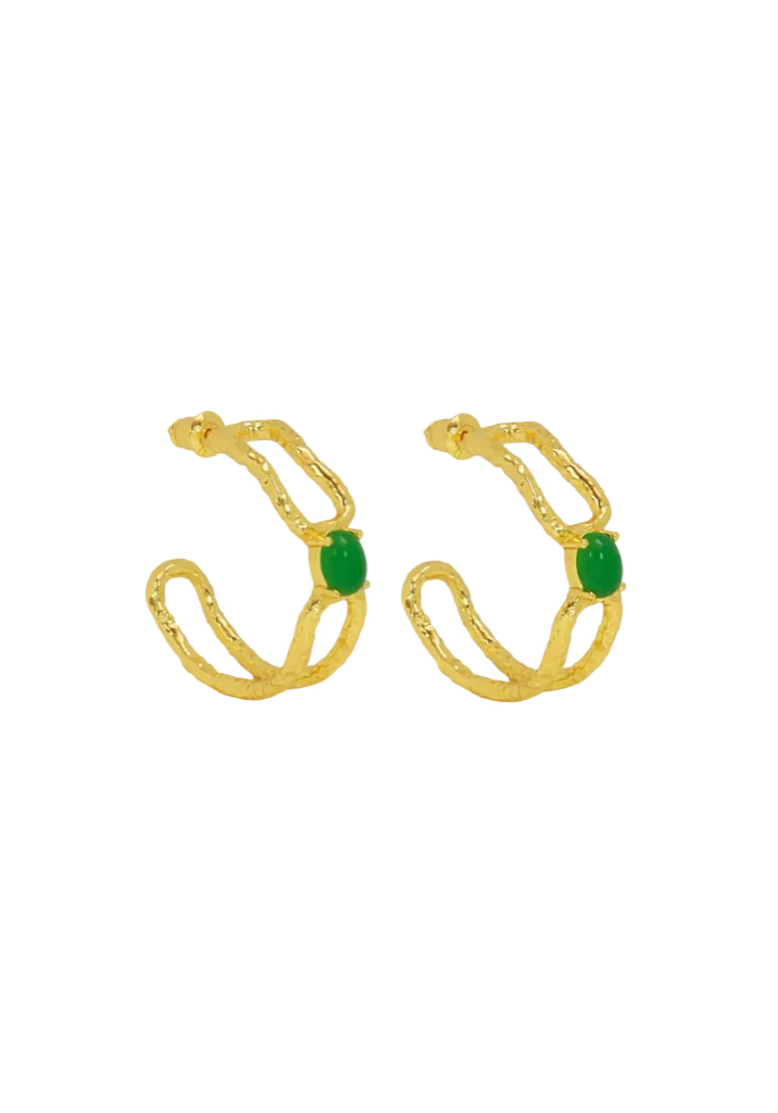 Sascha Earrings Gold 1