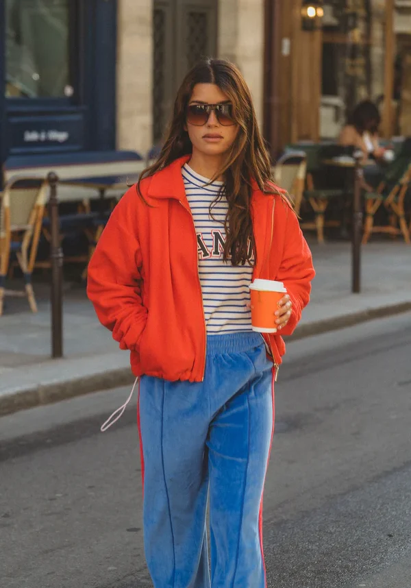 Sherpa Zip Through Jacket Red Alert 1