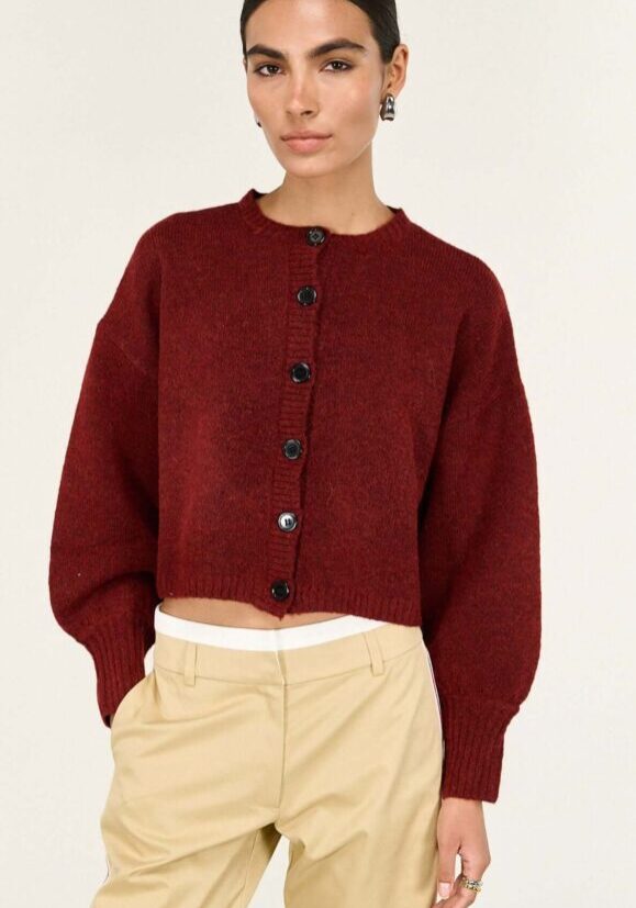 Sigrid Cardigan Wine 2