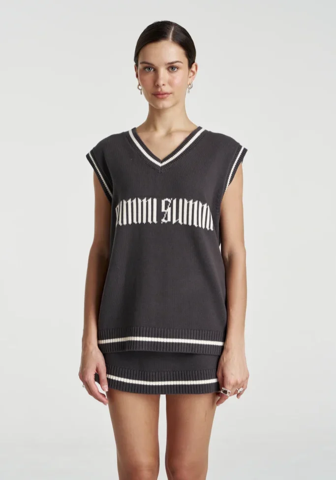 Summi Knit Vest Shadow