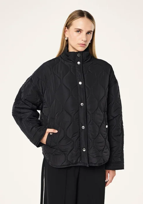 Surge Quilt Jacket Black 2