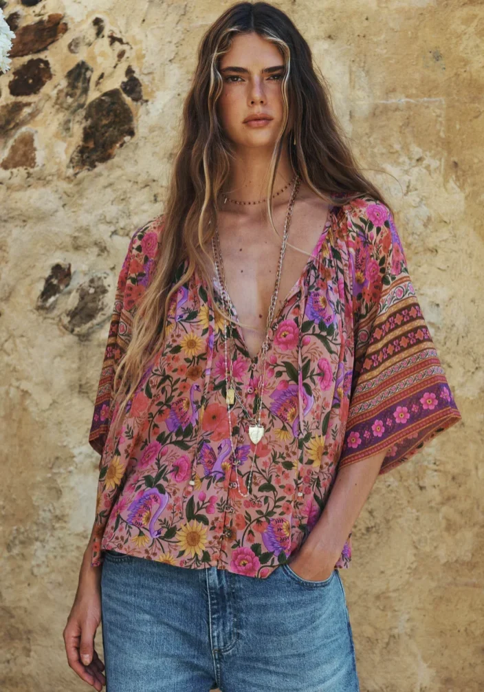 Swan Lake Flutter Sleeve Blouse 2
