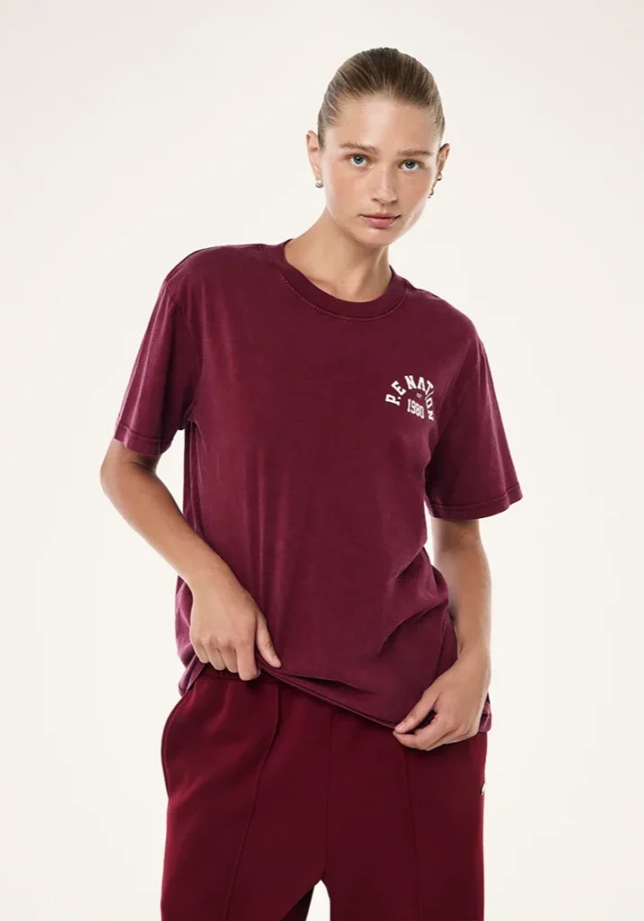 Swerve Tee Washed Cabernet 2