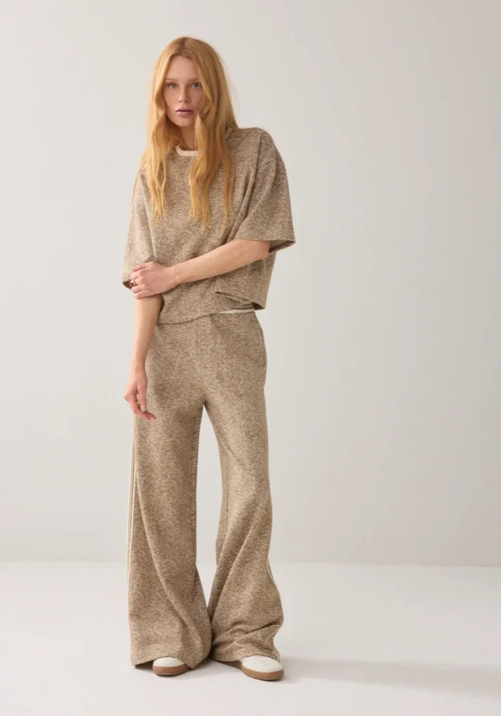 Trouser Herringbone Khaki 1