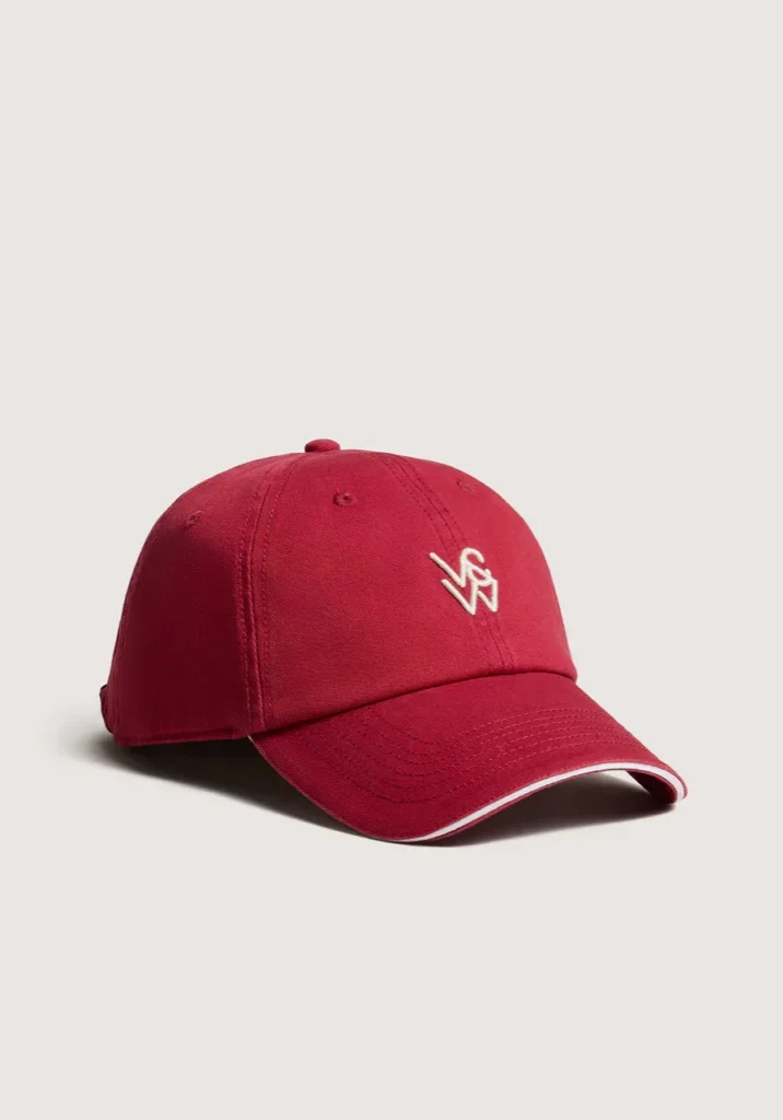 V&W Tipped Cap Scarlet 1