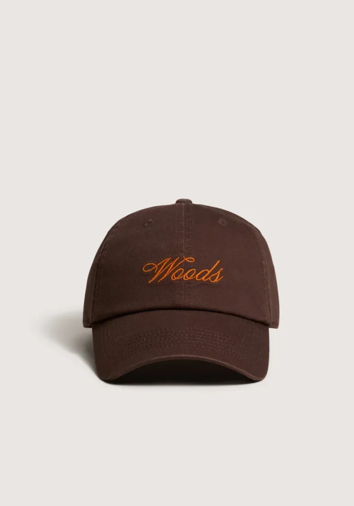 Woods Cursive Cap Chocolate 4